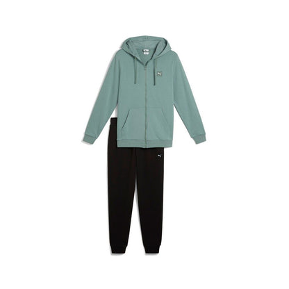 PUMA HOODED SWEAT SUIT TR GREEN 684855-30