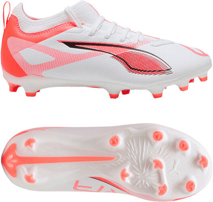 PUMA ULTRA 5 MATCH FG/AG JR WHITE 108167-01
