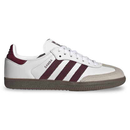 Adidas Samba OG J KZ8684 – Bianco/Maroon