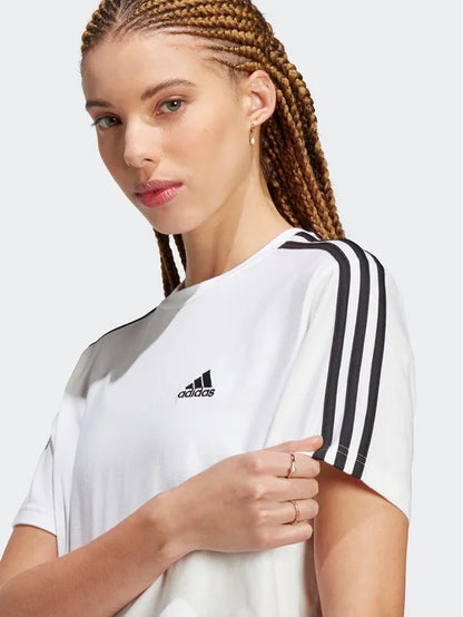 ADIDAS T-shirt Essentials 3-Stripes Single Jersey Crop Top HR4915
