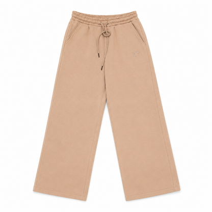 Starter Pantalone 41259 ST | Pantalone Tuta Donna Gamba Larga | Beige