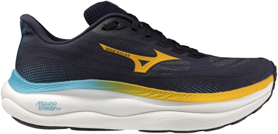 MIZUNO WAVE SKY 9 BaritoneBlue/Citrus/CapriBreeze J1GC250201
