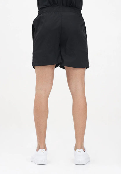 PUMA ESS LOGO LAB PUMA LOGO WOVEN SHORTS 5 “ BLACK 684673-01