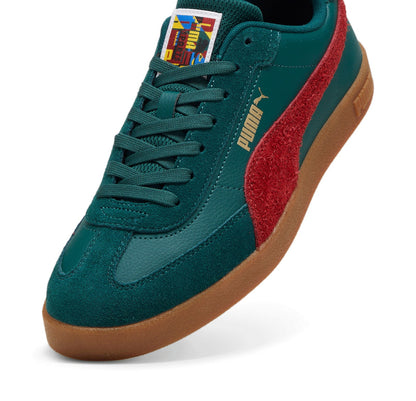 PUMA CLUB II ERA YEAR OF SPORTS DARK MYRTLE-INTENSE RED-GUM 399613-01