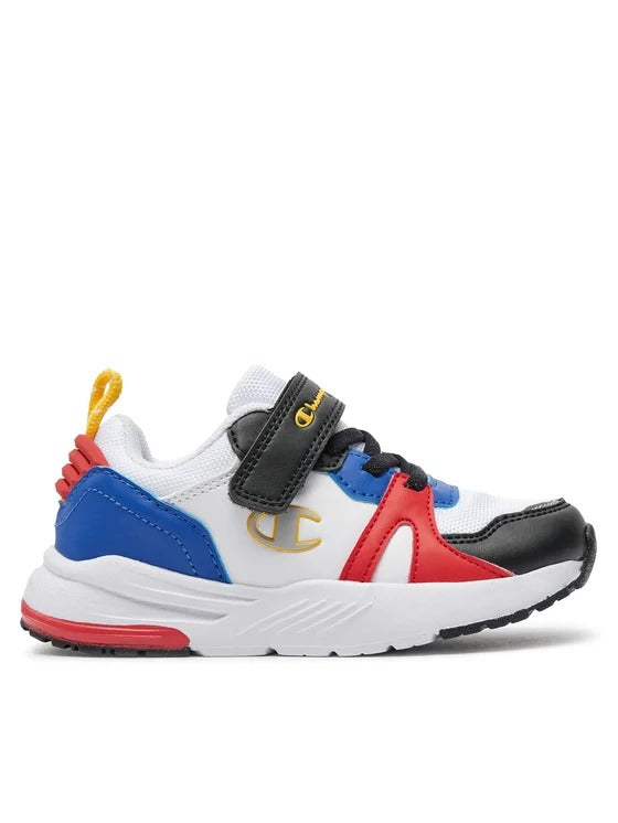 CHAMPION RAMP UP B PS LOW CUT SHOE WHT/NBK/RBL/RED S32673-WW007