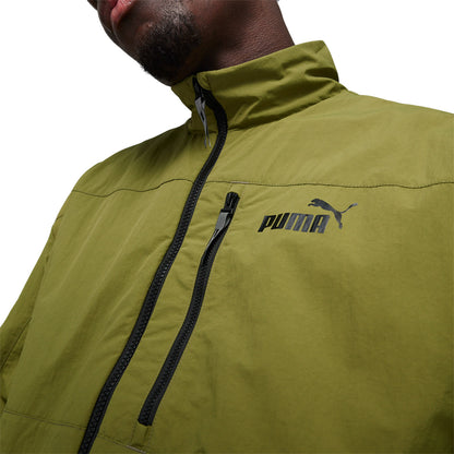 PUMA STYLE WINDBREAKER OLIVE GREEN 623685-33