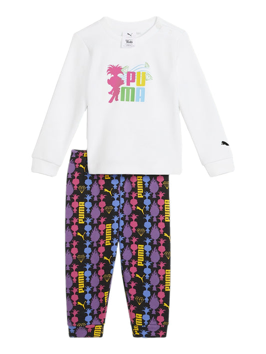PUMA X TROLLS MINICATS CREW JOGGER TR WHITE 624837-02