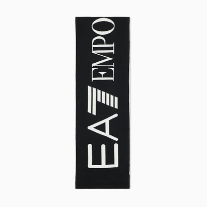EA7 Sciarpa Unisex Nera in Acrilico - 7X000909-MC001