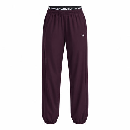 Under Armour Rival Woven Core Pant – Pantaloni sportivi donna viola in tessuto woven – 6013564-526