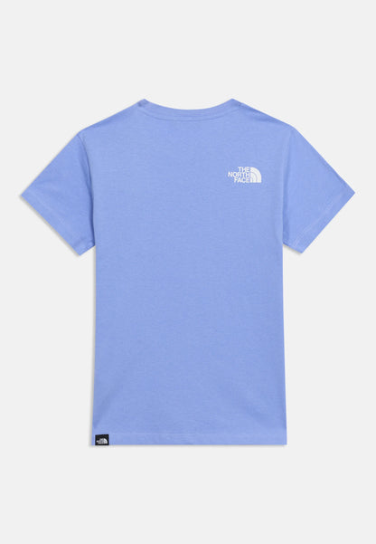 THE NORTH FACE TEEN EASY REGULAR SS TEE PERIWINKLE GLOW NF0A8EHGG741