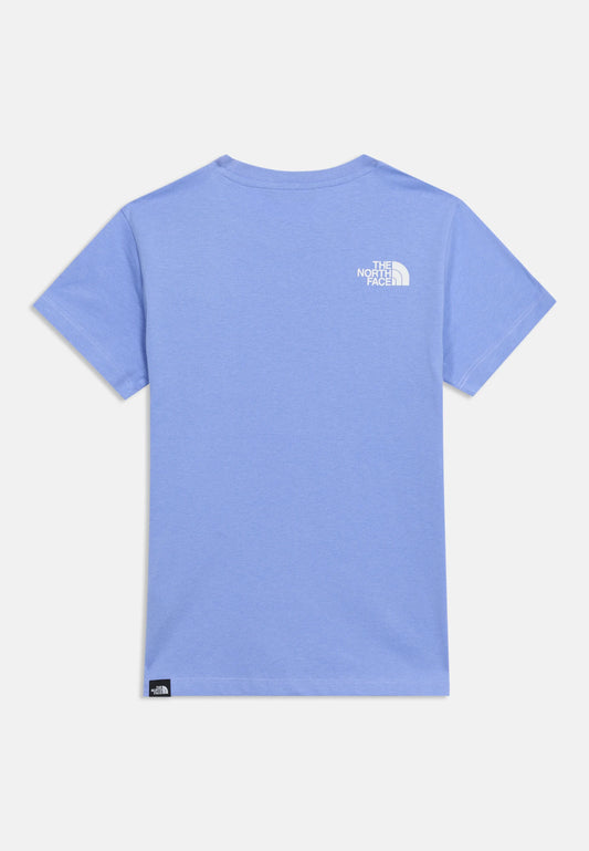 THE NORTH FACE TEEN EASY REGULAR SS TEE PERIWINKLE GLOW NF0A8EHGG741