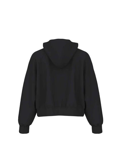 NEW BALANCE LINEAR HERITAGE FLEECE FULL ZIP - BLACK WJ53509BK