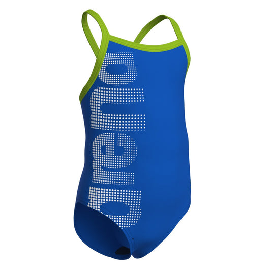 Arena LOGO KIDS GIRL ONE PIECE 860-BLUE CHINA-SOFT GREEN 003605-860