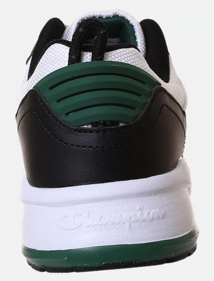 CHAMPION RAMP UP B GS LOW CUT SHOE WHT/NBK/GREEN S32666-WW008