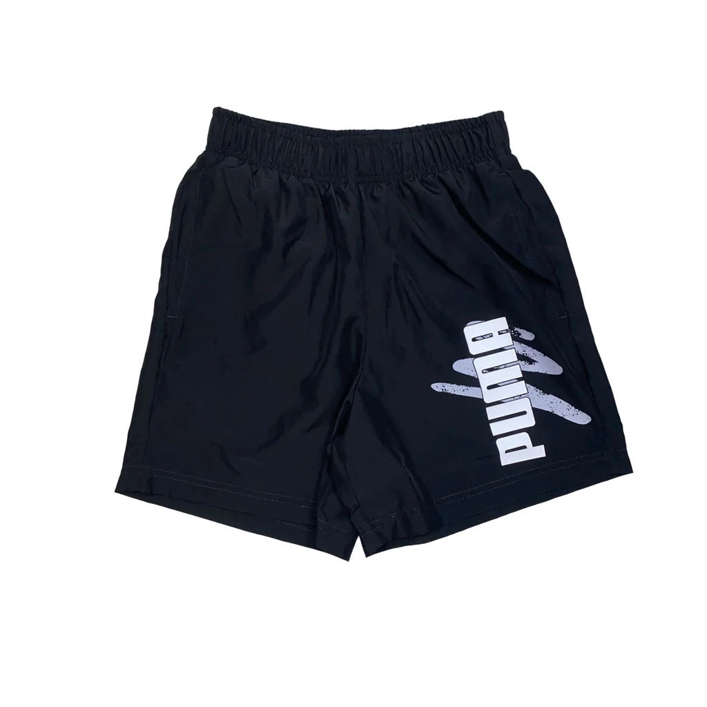 PUMA ESS+ LOGO LAB PUMA WOVEN SHORTS 5'' BLACK 678990-01