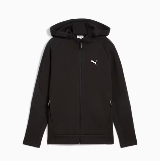 PUMA EVOSTRIPE FULL-ZIP HOODIE DK B BLACK 685775-01