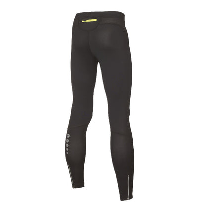 Mizuno MEN PREMIUM LONGTIGHT pantalone running uomo nero/giallo fluo U2EB700309