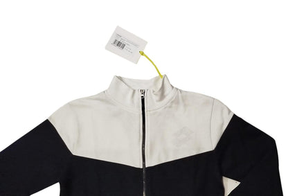 Lotto Felpa con Zip LT0102 – Bianco/Nero
