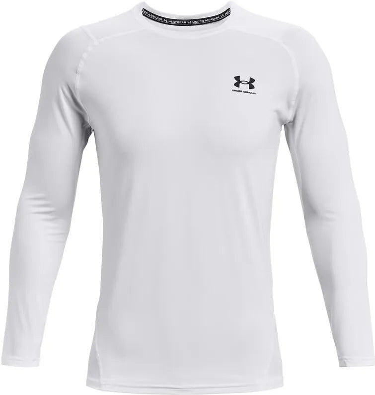 UNDER ARMOUR HG ARMOUR FITTED LS WHITE 1361506-100