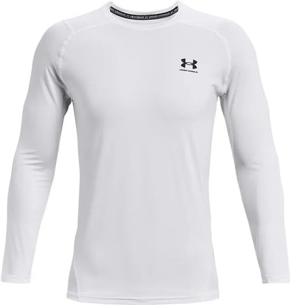 UNDER ARMOUR HG ARMOUR FITTED LS WHITE 1361506-100