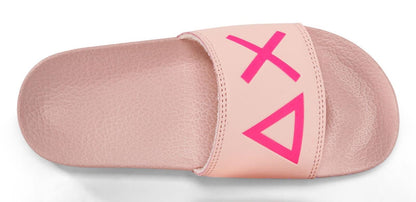 Sun68 GIRL'S SLIPPERS LOGO ROSA X34403-04