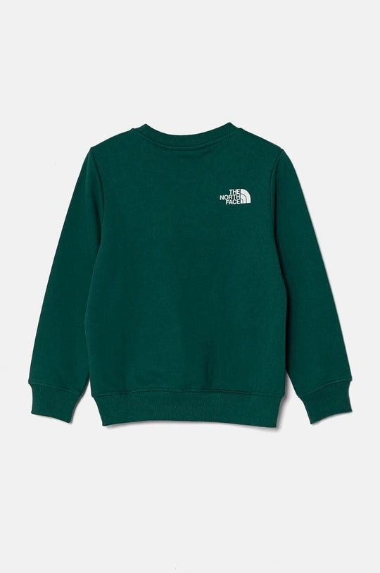THE NORTH FACE TEEN VARSITY GRAPHIC RELAXED CREW EVERGREEN NF0A89H8NL11