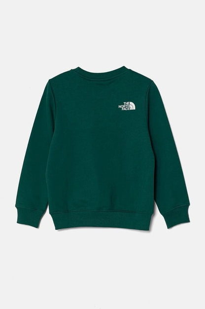 THE NORTH FACE TEEN VARSITY GRAPHIC RELAXED CREW EVERGREEN NF0A89H8NL11
