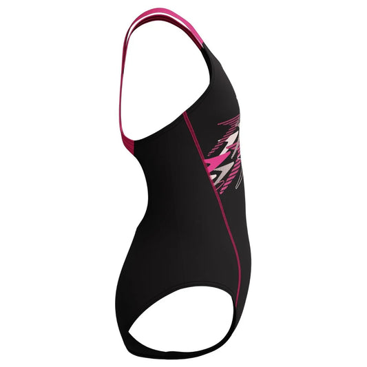 speedo ECO Medley Logo Medalist Swimsuit Girls 8-13458003