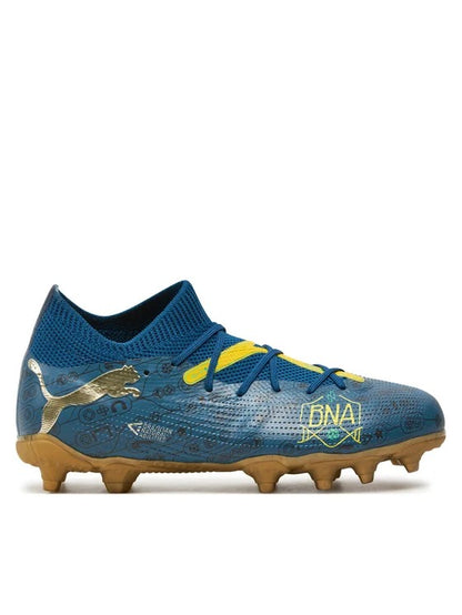 PUMA FUTURE 7 MATCH BNA FG/AG JR SAILING BLUE-MARINE BLUE-PELÉ YELLOW-GRASSY GREEN-GOLD 108083-01
