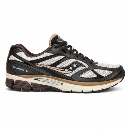 Saucony ProGrid Guide 7 – Scarpe running unisex Quartz/Torte in ecopelle e mesh – S101493-1008