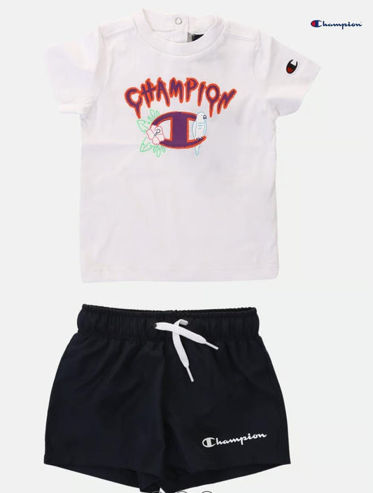 CHAMPION SET WHT/NNY 306798-WW001