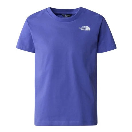 THE NORTH FACE B S/S REDBOX TEE (BACK BOX GRAPHIC) DOPAMINE BLUE NF0A87T5PFO1
