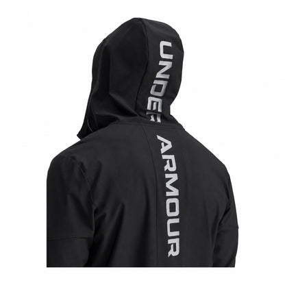 Under Armour UA Tech Utility Woven Jckt 6013804-001 2000001080337 – Giacca a Vento Uomo Nera in Tessuto Woven per Sport, Allenamento, Outdoor e Tempo Libero, Abbigliamento Sportivo