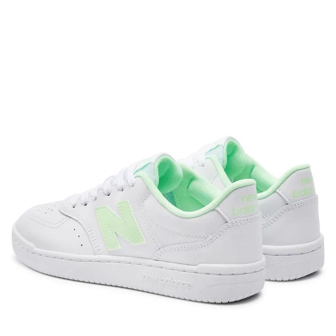 NEW BALANCE NEW Scarpe Lifestyle Womens - Suede/Mesh - WHITE/LIME 80 BBW80WMG