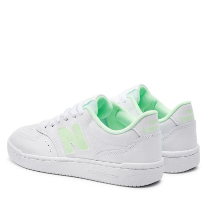 NEW BALANCE NEW Scarpe Lifestyle Womens - Suede/Mesh - WHITE/LIME 80 BBW80WMG