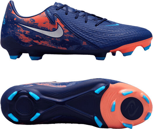 NIKE PHANTOM GX II ACADEMY FG/MG EH BLUE VOID/CHROME HF1609-400