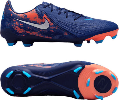 NIKE PHANTOM GX II ACADEMY FG/MG EH BLUE VOID/CHROME HF1609-400