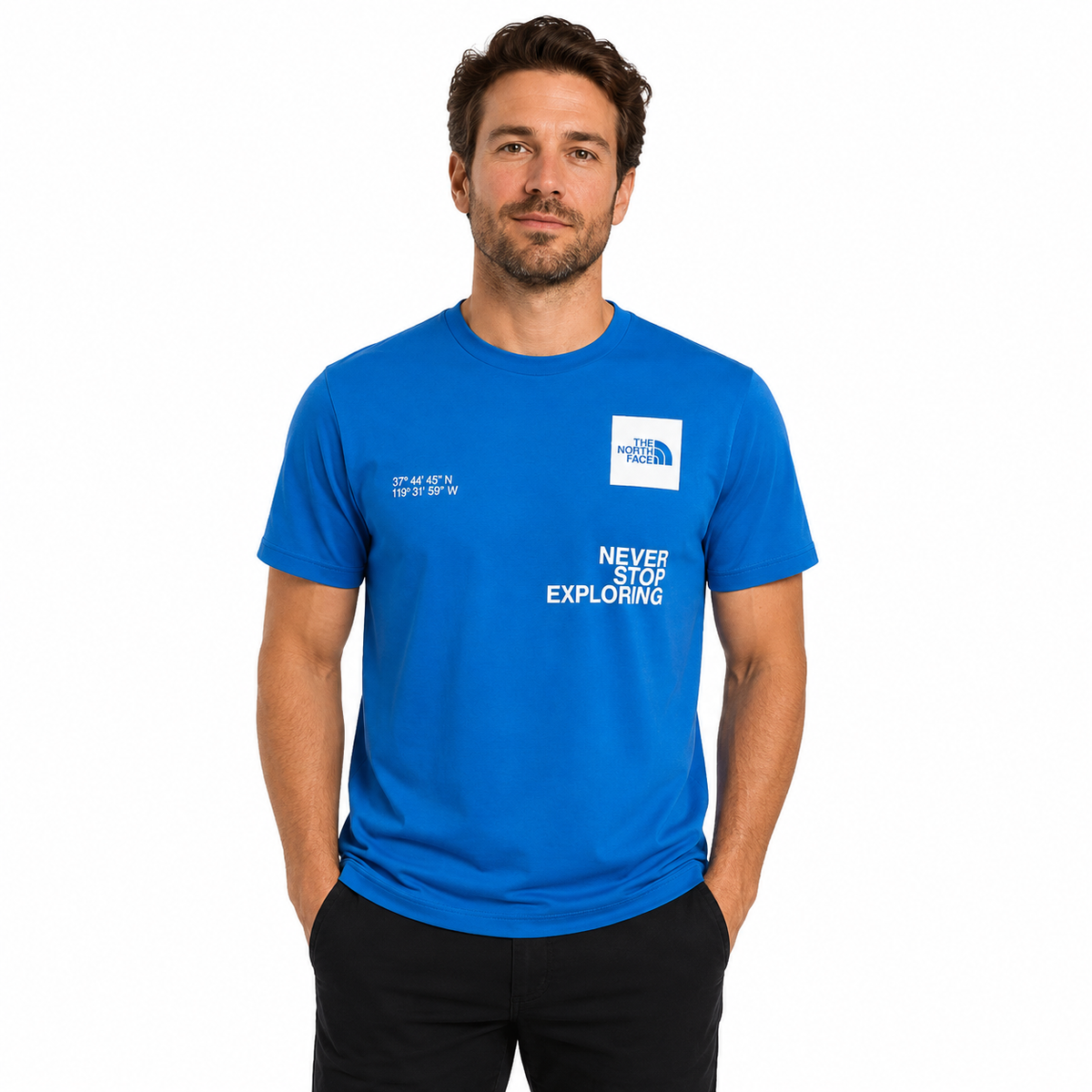 The North Face Mountain Foundation Tee Uomo Royal