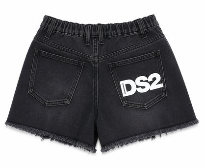 DS2 SHORT DENIM LOGO SS26K509