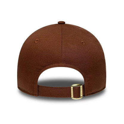 New Era 9FORTY New York Yankees Cappellino da Baseball Bambino Ragazzo Unisex con Visiera in Cotone Marrone Youth 60915882
