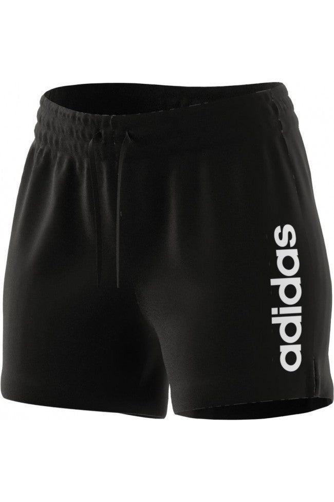 ADIDAS W LIN FT SHO BLACK/WHITE pantaloncino donna IC4442