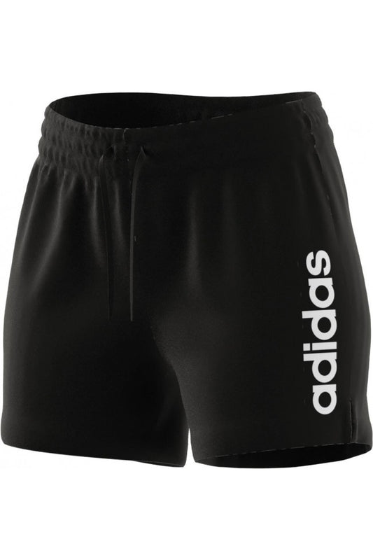 ADIDAS W LIN FT SHO BLACK/WHITE pantaloncino donna IC4442