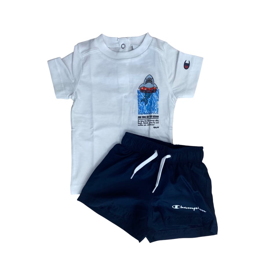 CHAMPION SET WHT/NNY 307065-WW001