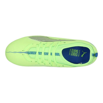 PUMA ULTRA 5 MATCH MG JR FIZZY APPLE-PUMA WHITE-BLUEMAZING 108098-03