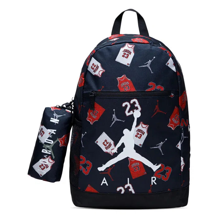Jordan JRD AIR SCHOOL BACKPACK ASSORTED BLACK/GYM RED/WHITE 9B0503-W0G