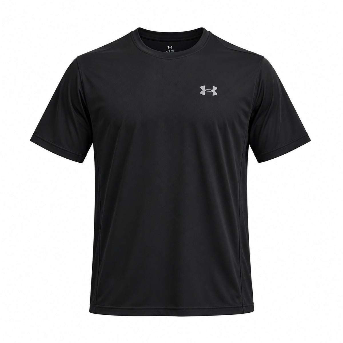 Under Armour UA Tech Utility SS 6013801-001 – T-shirt uomo nera a manica corta in tessuto tecnico traspirante per allenamento, palestra e tempo libero