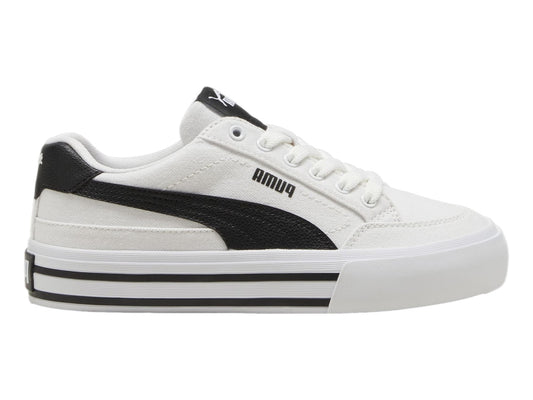 PUMA COURT CLASSIC VULC FS JR WHITE-BLACK 396558-02