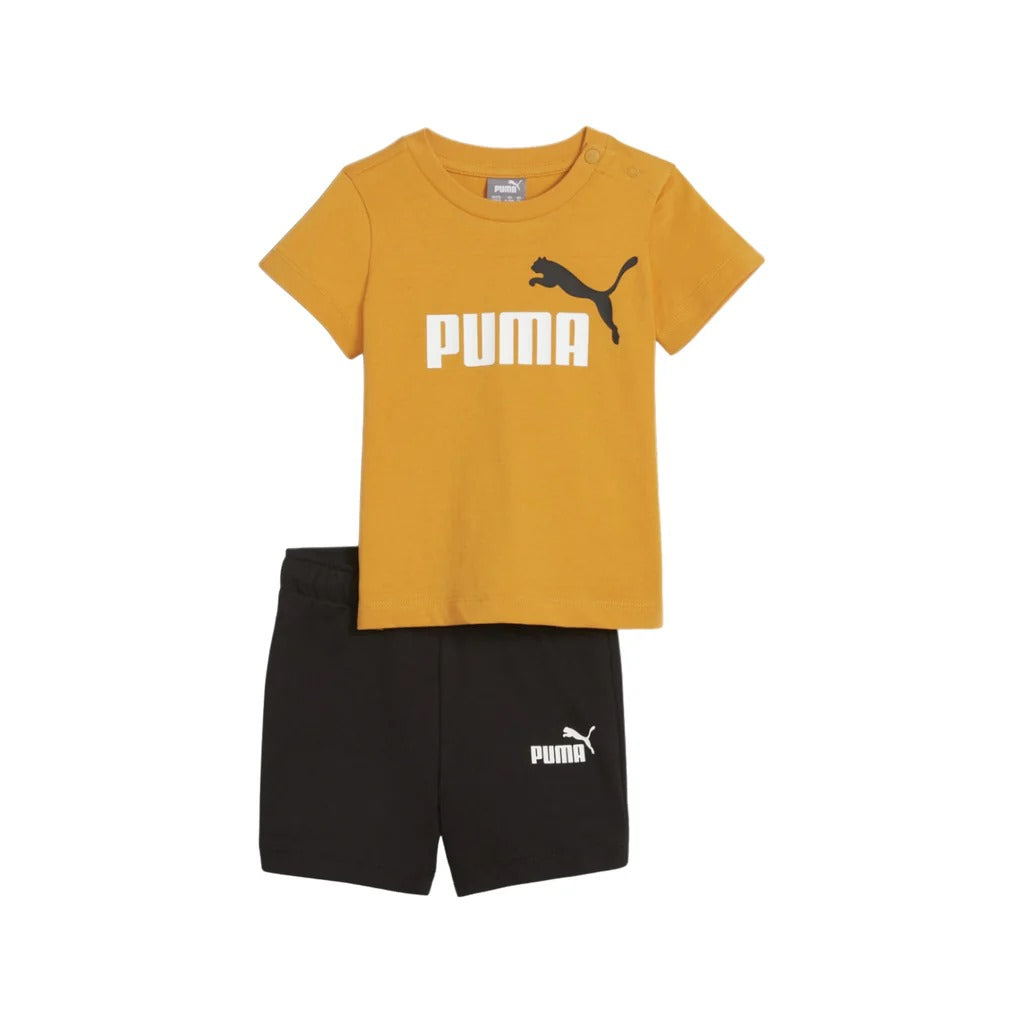 PUMA MINICATS TEE & SHORTS SET GINGER TEA 845839-91
