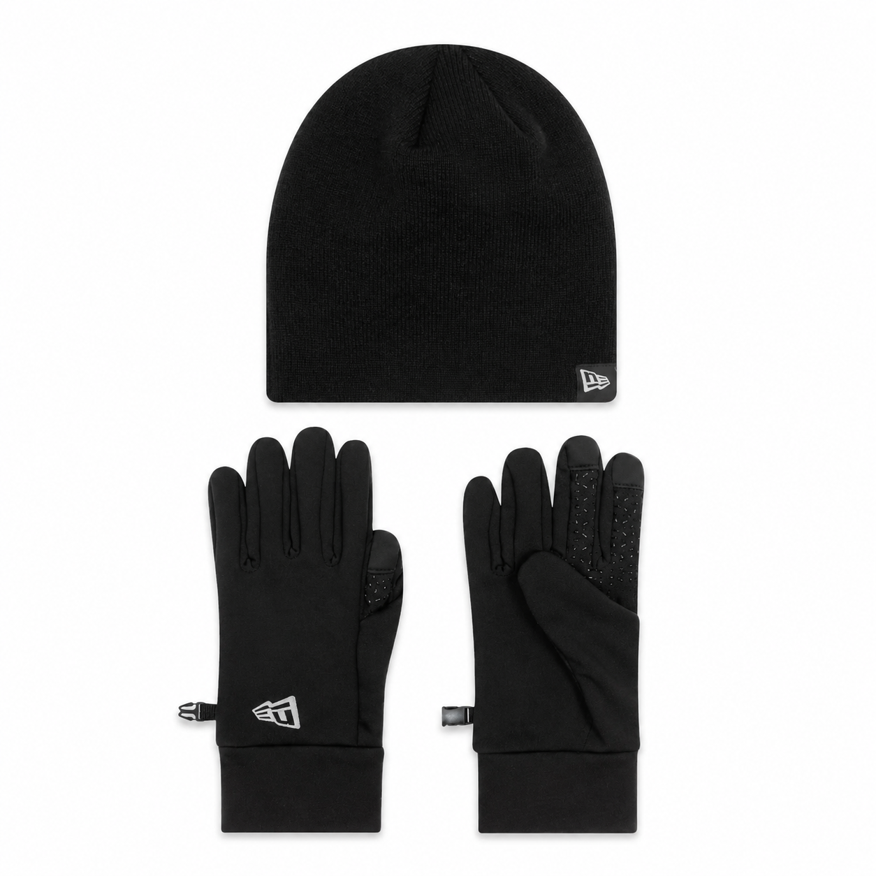 New Era Set Berretto e Guanti Nero 60758516