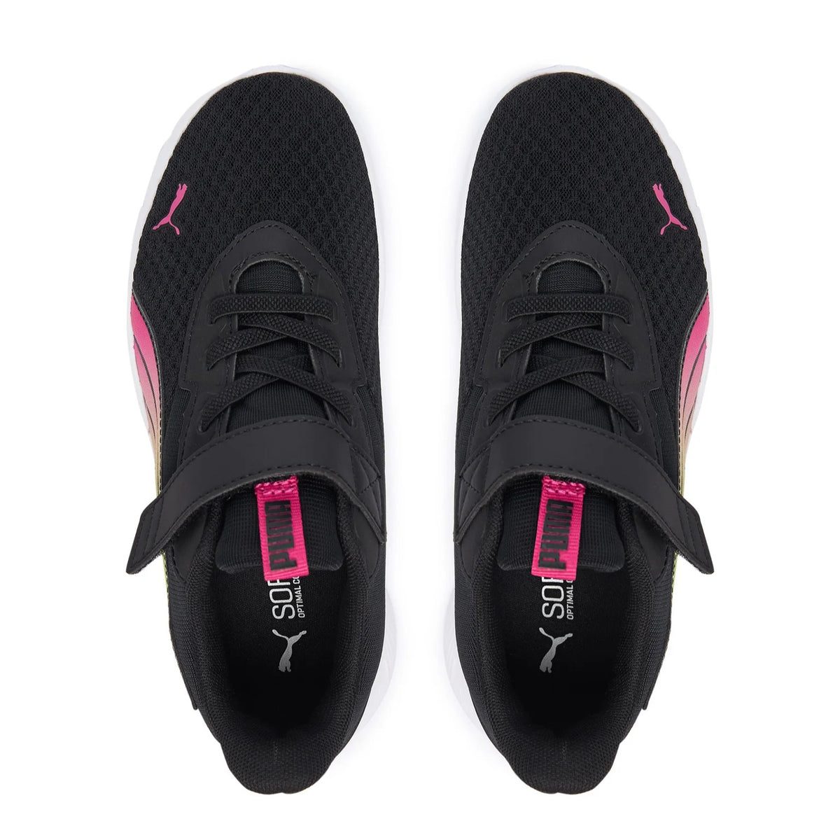 PUMA Sneakers Bambina PUMA FlexFocus Modern Blaze Fade AC+ PS - Nero/Rosa 313848-01